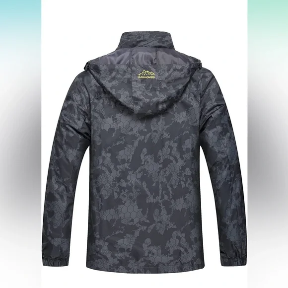 GIISAM Mens Windproof Jacket Waterproof Lightweight Jacket New without tag - Picture 3 of 3